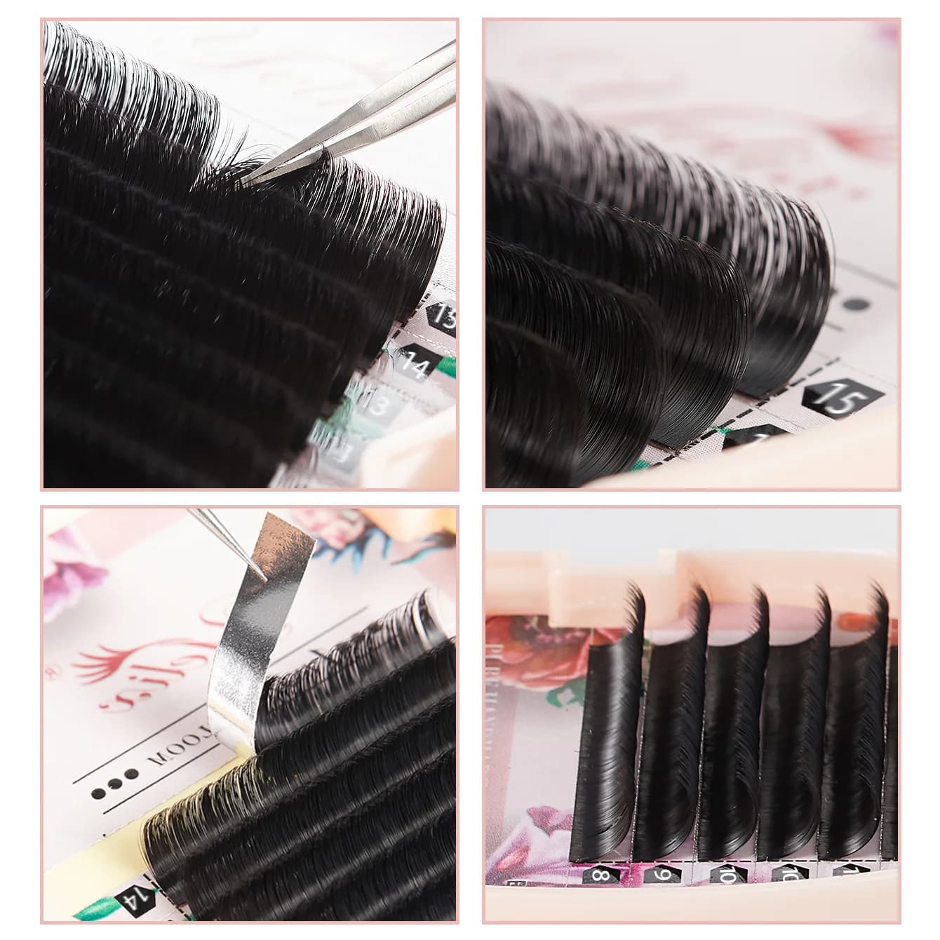 Sambungan Bulu Mata Easy Fan Mega Volume, 0.03/0.05mm