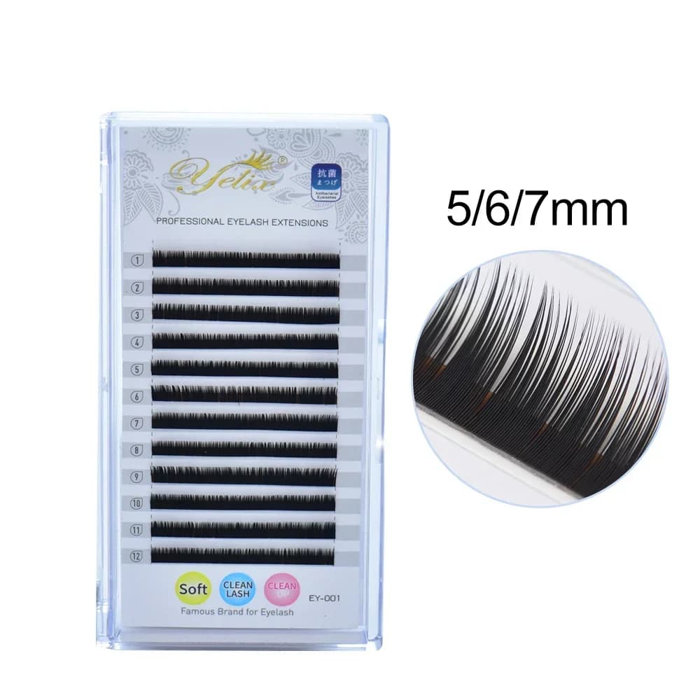 Sambungan Bulu Mata Bawah Pendek 6-8mm