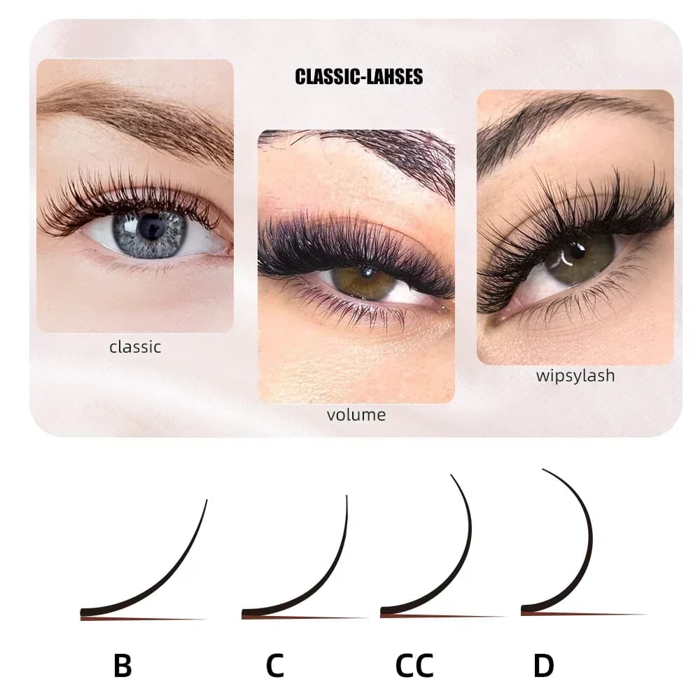 Sambungan Bulu Mata Klasik Individu Super Matte 0.18mm