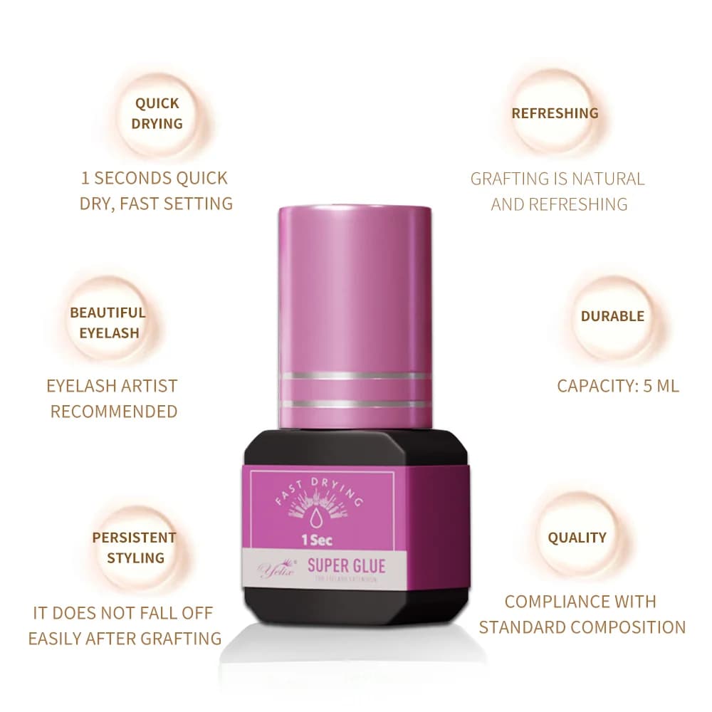 Gam Sambung Bulu Mata Profesional 5ml Pek 3