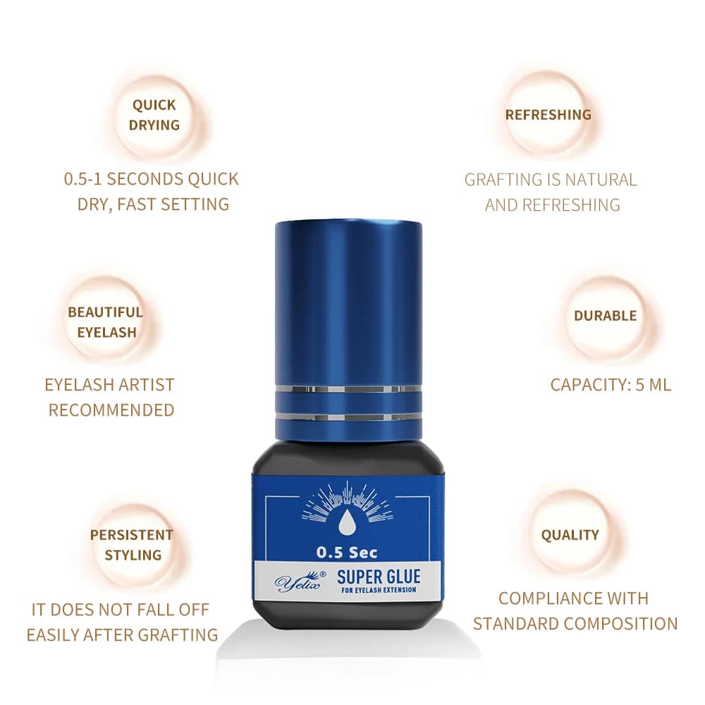 Gam Sambung Bulu Mata Profesional 5ml Pek 3